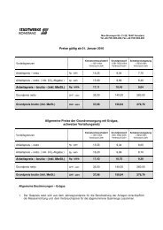 Preise gültig ab 01. Januar 2010 Arbeitspreis – brutto - (inkl. MwSt ...