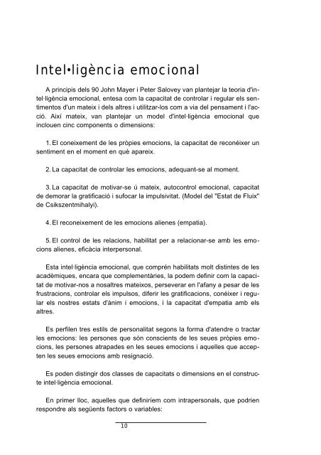 EducaciÃ³ emocional: Propostes per a la tutoria - Conselleria d ...