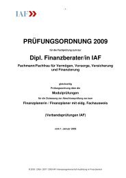 IAF PrÃ¼fungsordnung FiBe - FiPlaFA MP 2009 - FINAL deu09