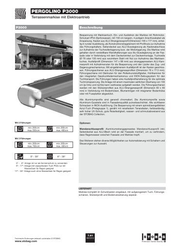 Pergolino P3000 - Stobag