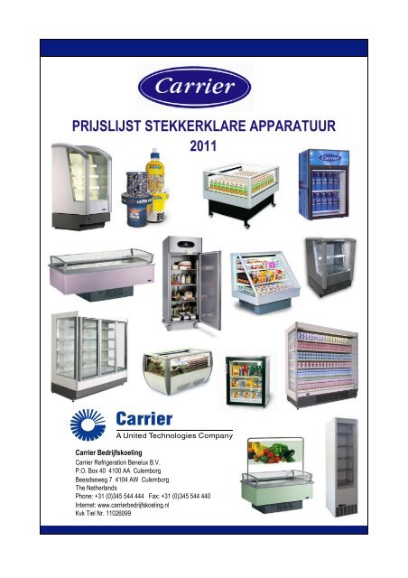 Prijzenboek Stekkerklaar 2011 versie 4 (23-02-2011) - Carrier