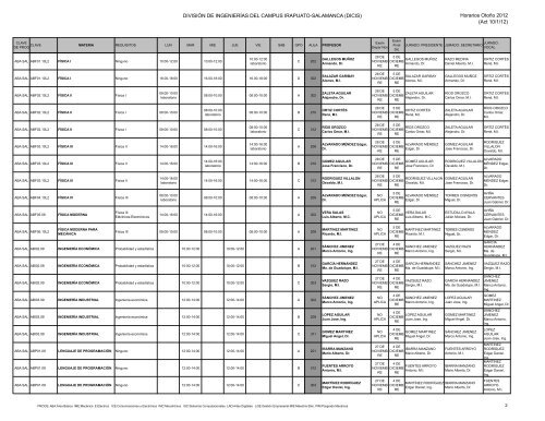 OtoÃ±o 2012 - DivisiÃ³n de IngenierÃ­as - Campus Irapuato-Salamanca