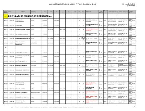 OtoÃ±o 2012 - DivisiÃ³n de IngenierÃ­as - Campus Irapuato-Salamanca