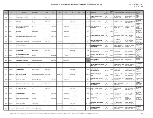 OtoÃ±o 2012 - DivisiÃ³n de IngenierÃ­as - Campus Irapuato-Salamanca