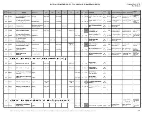 OtoÃ±o 2012 - DivisiÃ³n de IngenierÃ­as - Campus Irapuato-Salamanca