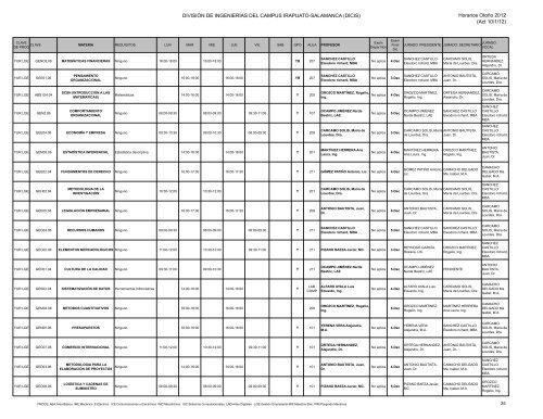 OtoÃ±o 2012 - DivisiÃ³n de IngenierÃ­as - Campus Irapuato-Salamanca