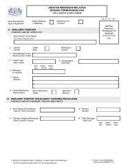 jabatan imigresen malaysia borang permohonan visa - Travel ...