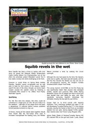 Squibb revels in the wet - Castle Combe Circuit