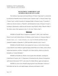 settlement agreement and general release of claims - ACLU of ...