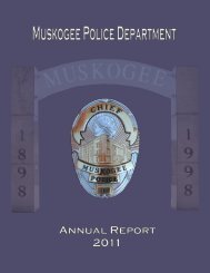 Muskogee Police Department - City of Muskogee