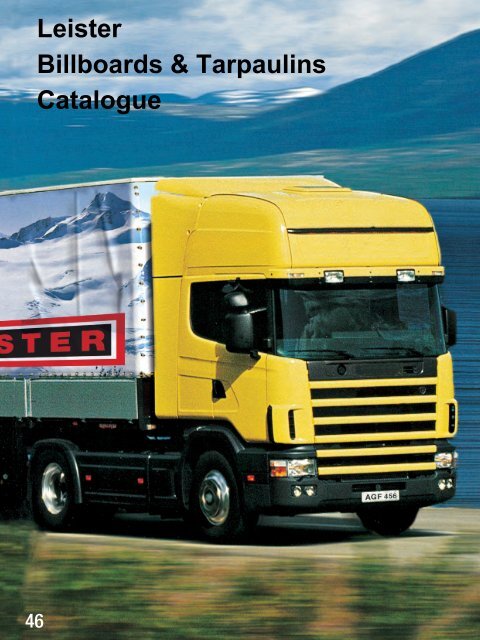 Leister Billboards & Tarpaulins Catalogue