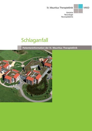 Schlaganfall-Patienteninformation - St. Mauritius Therapieklinik