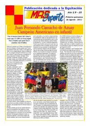 para ver Revista Mas Deporte 25 - Caballos Ecuador