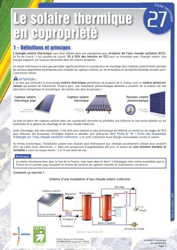 27. FT27-Le solaire thermique en copropriété - IDEMU