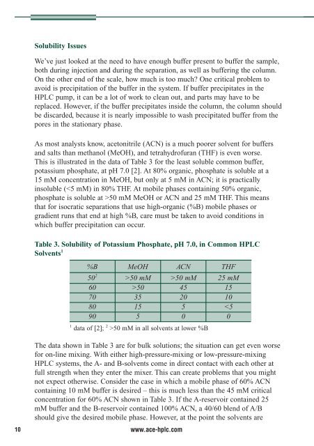 A Guide to HPLC & LC-MS Buffer Selection - by John W ... - Hplc.eu