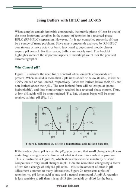 A Guide to HPLC & LC-MS Buffer Selection - by John W ... - Hplc.eu