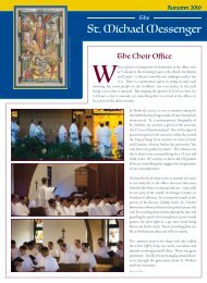 News from St. Michael's Preparatory School ... - St. Michael's Abbey