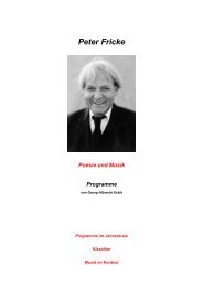 Peter Fricke - bonitz music network
