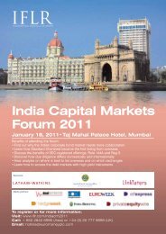 India Capital Markets Forum 2011 - IFLR.com