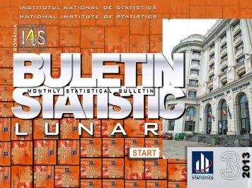 buletin statistic lunar monthly statistical bulletin - Institutul National ...