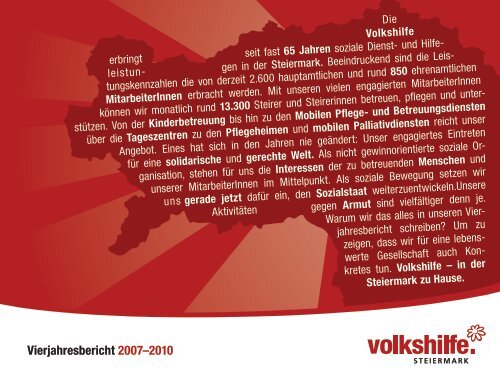 4-Jahresbericht 2007-2010 - Volkshilfe Steiermark