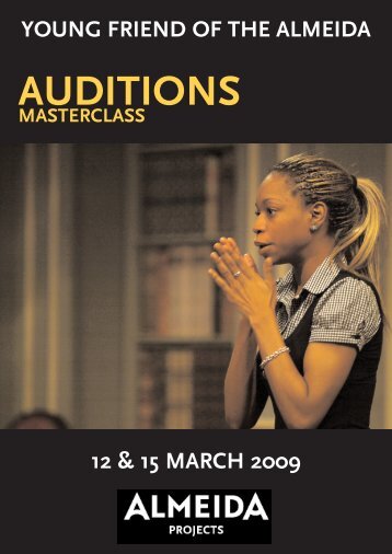 AUDITIONS - Almeida Theatre