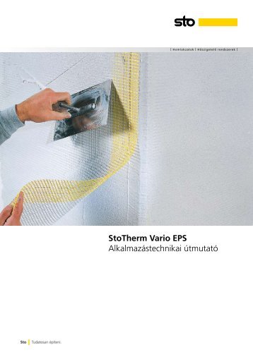StoTherm Vario EPS AlkalmazÃ¡stechnikai ... - Sto Ã‰pÃ­tÅ‘anyag Kft.