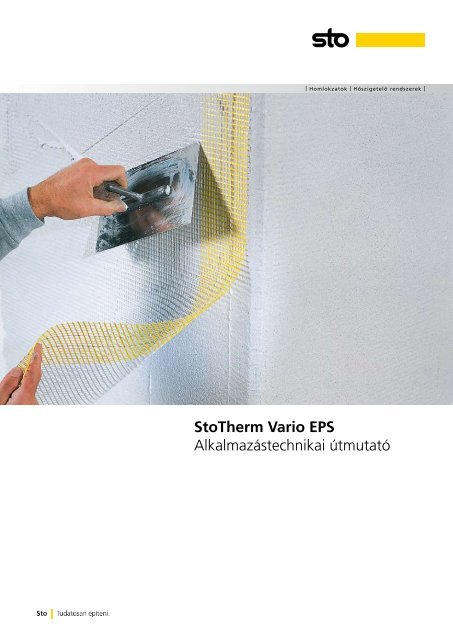 StoTherm Vario EPS AlkalmazÃ¡stechnikai ... - Sto Ã‰pÃ­tÅ‘anyag Kft.