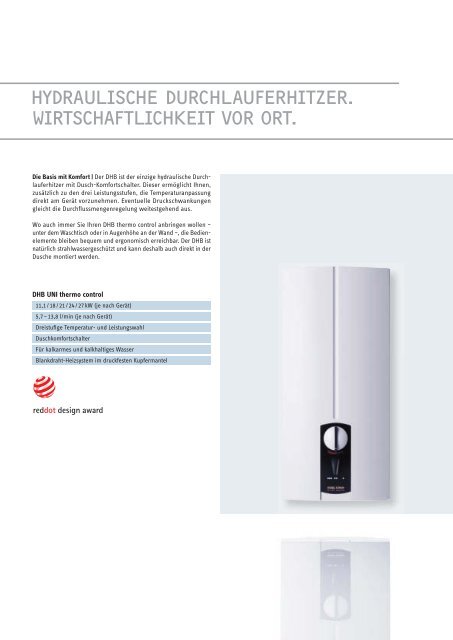 durchlauferhitzer - Stiebel Eltron