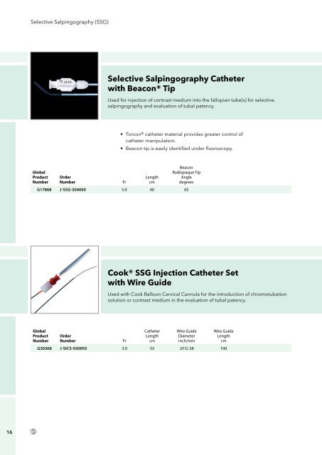 CookÂ® Chorionic Villus Sampling Needles and Sets - Medial