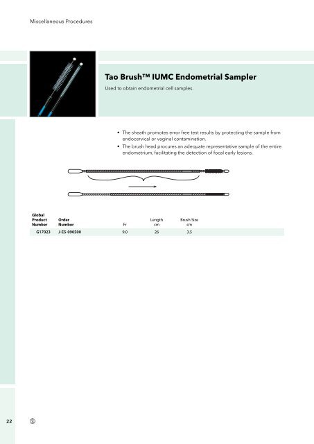 CookÂ® Chorionic Villus Sampling Needles and Sets - Medial