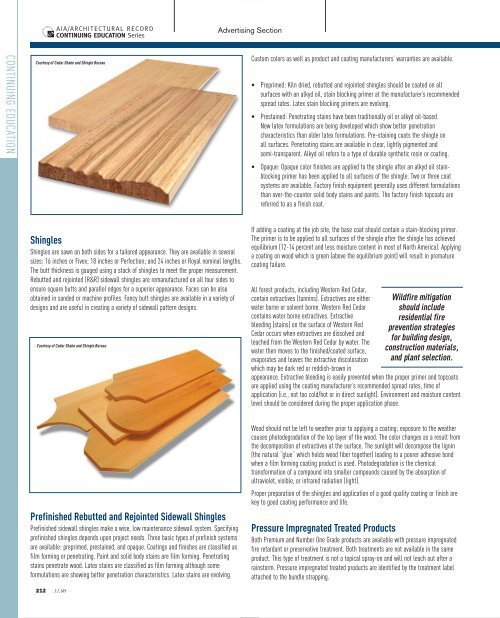 AIA ARCHITECTURAL RECORD