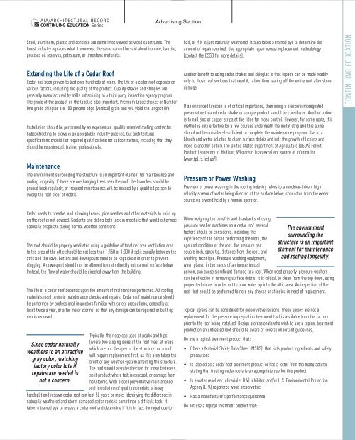 AIA ARCHITECTURAL RECORD