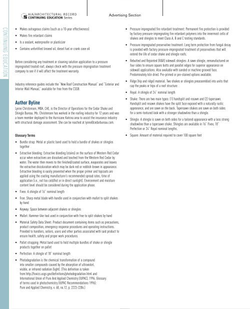 AIA ARCHITECTURAL RECORD