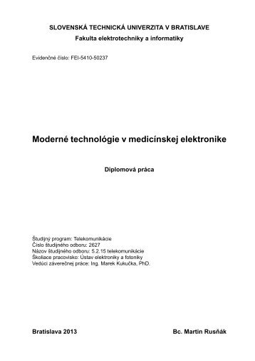 DIPLOMOVA PRACA komplet.pdf - SlovenskÃ¡ technickÃ¡ univerzita v ...