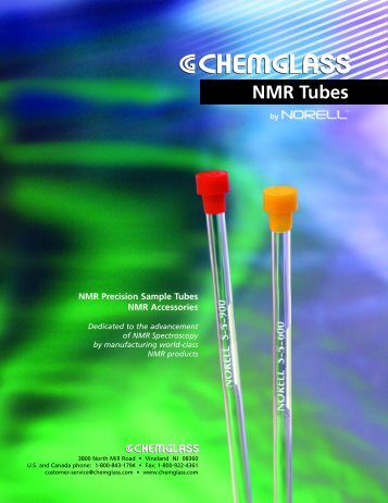 NMR Tubes - Chemglass Life Sciences