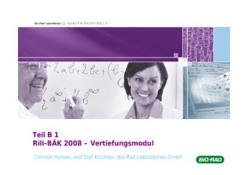 Teil B 1 Rili-BÄK 2008 – Vertiefungsmodul - QCNet