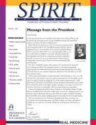 Message from the President - St. John Health System