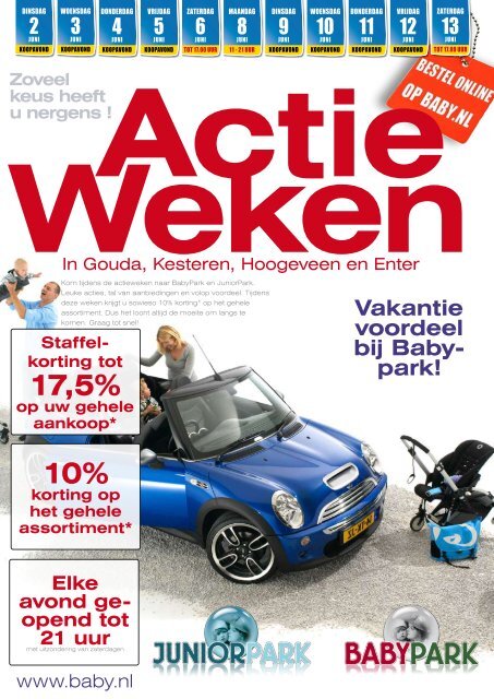 10% korting op het gehele assortiment* Elke avond ge - Babypark