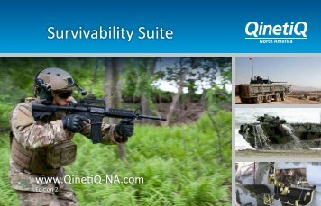 Survivability Catalog - QinetiQ North America