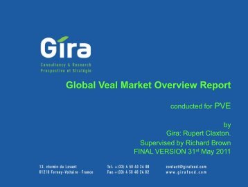 Global Veal Market Overview Report
