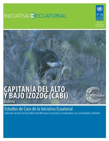 CAPITANÍA DEL ALTO Y BAJO IZOZOG (CABI) - Equator Initiative