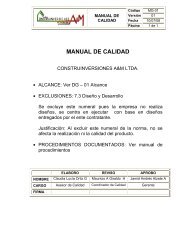 MANUAL DE CALIDAD