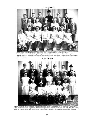 Class of 1947 Class of 1948 - St. Mary - St. Andrew Home Page