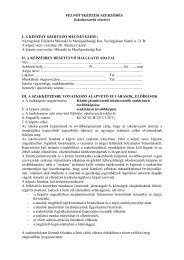 FELNŐTTKÉPZÉSI SZERZŐDÉS - Nyíregyházi Főiskola Műszaki és ...