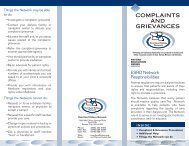 complaints and grievances - Heartland Kidney Network