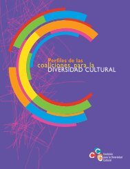 Los perfiles de las Coaliciones para la Diversidad Cultural