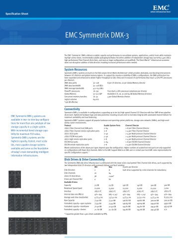 EMC Symmetrix DMX-3 - Nordic Computer A/S