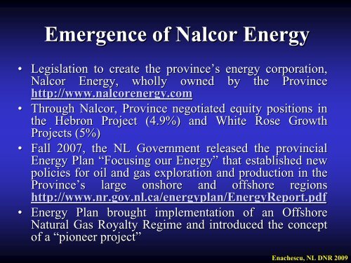 Petroleum Exploration Opportunities in Jeanne d'Arc Basin , Call for ...