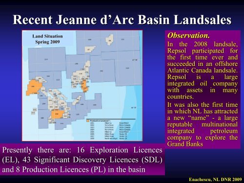 Petroleum Exploration Opportunities in Jeanne d'Arc Basin , Call for ...